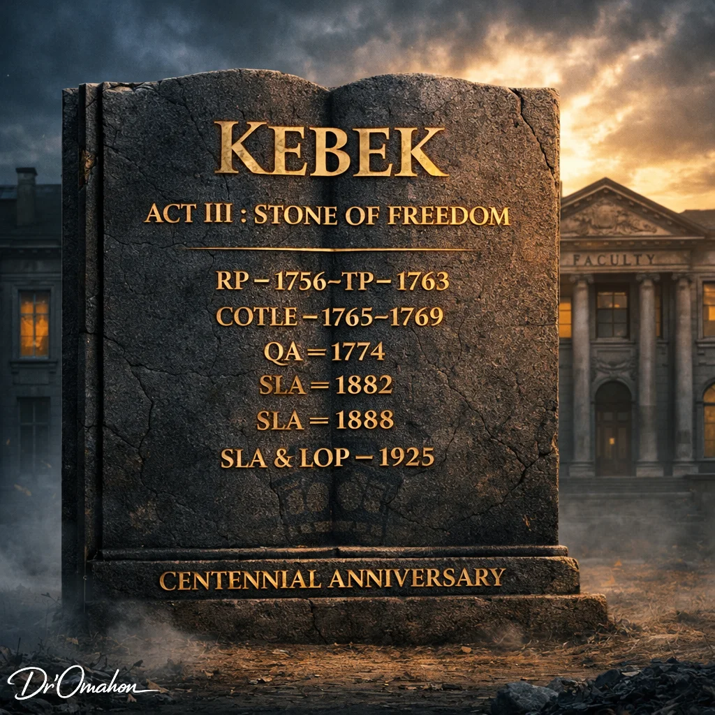 Kebek — Act Iii : Stone Of Freedom