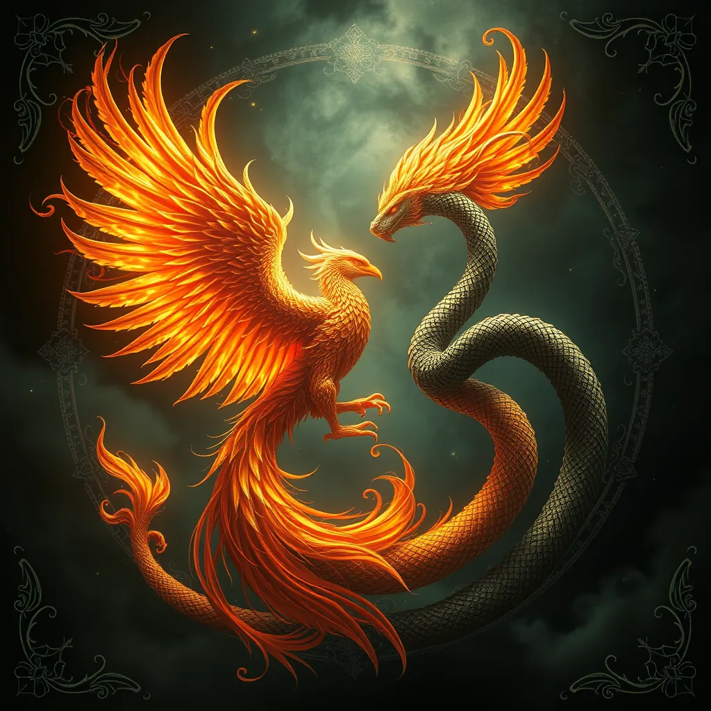 Phoenix And Snake